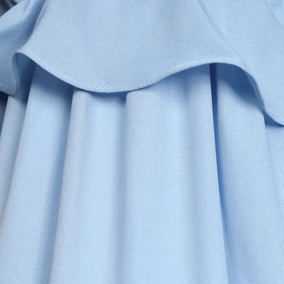 Lulu’s Embrace the Romance Light Blue Backless Wide-Leg Jumpsuit - Picture 5 of 5